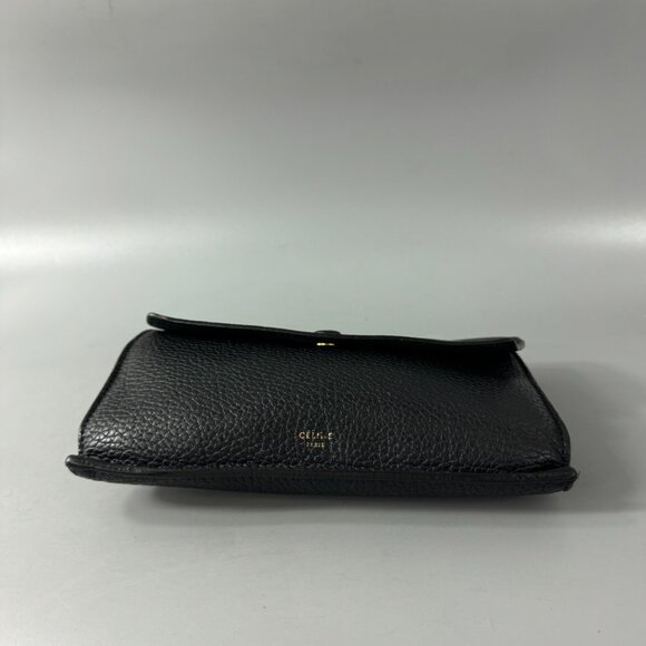Authentic Celine Paris Black Leather Pouch - Picture 9 of 15
